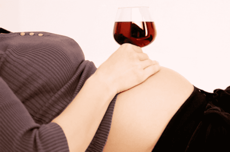 Сухое вино при беременности